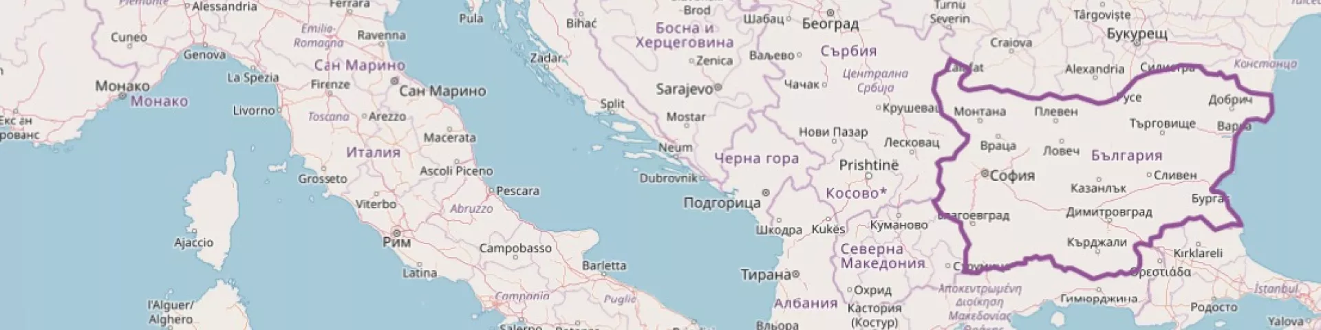 Map Bulgaria