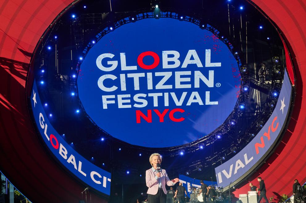 Participation of Ursula von der Leyen, President of the European Commission, in the Global Citizen Festival
