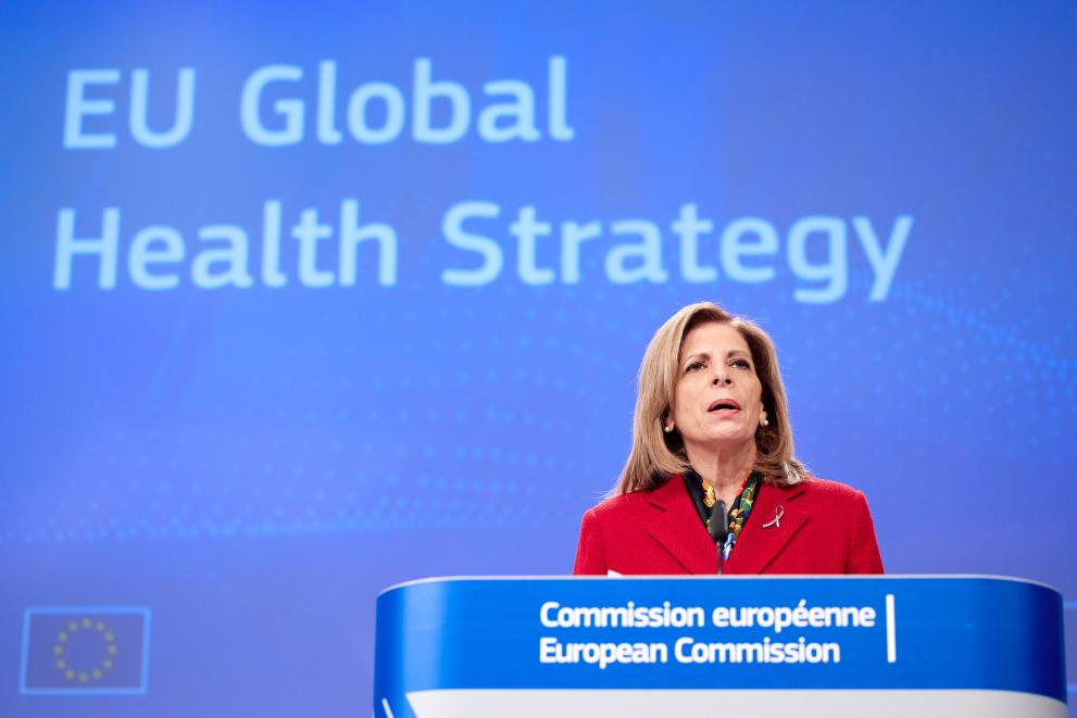 Press conference by Josep Borrell Fontelles, Vice-President of the European Commission, Stella Kyriakides and Jutta Urpilainen, European Commissioners, on the EU Global health strategy