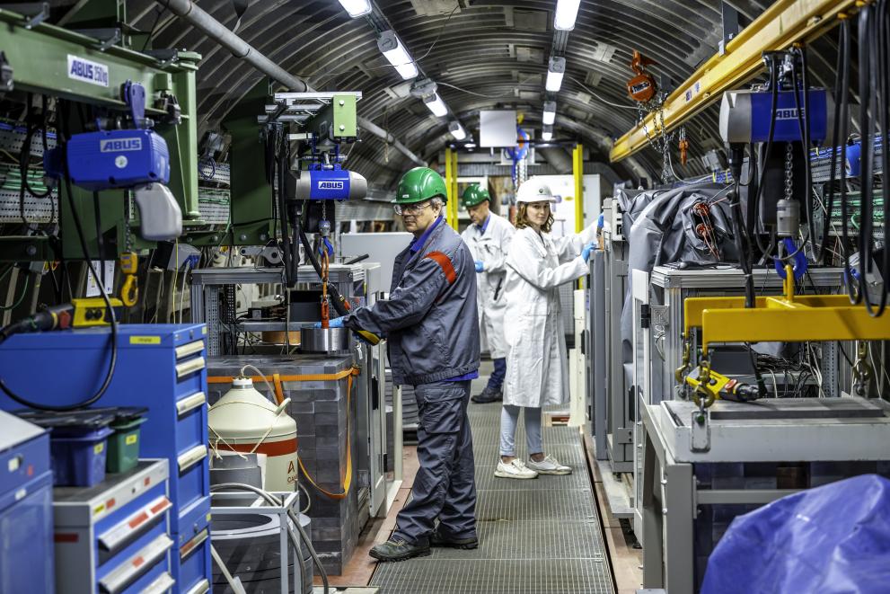 Underground laboratory for ultra-low level gamma-ray spectrometry (HADES) at JRC Geel