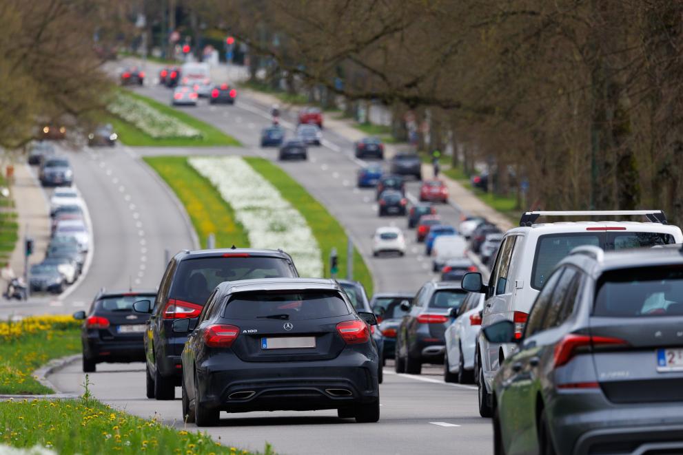 Car traffic in Belgium