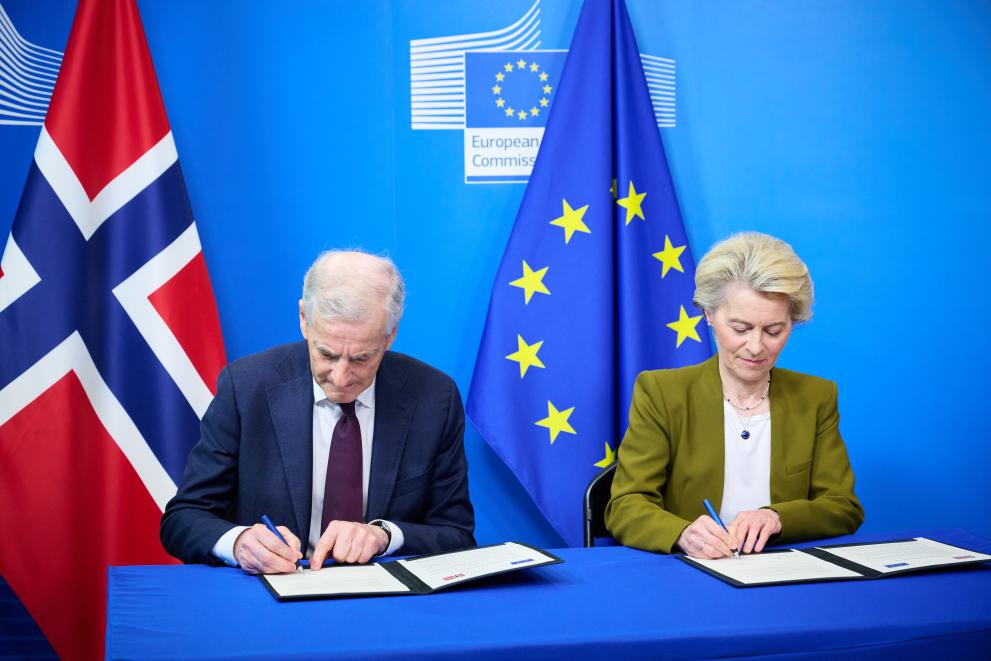 Statement by Ursula von der Leyen, President of the European Commission, and Jonas Gahr Støre, Norwegian Prime Minister, and signature of the EU-Norway Green Alliance