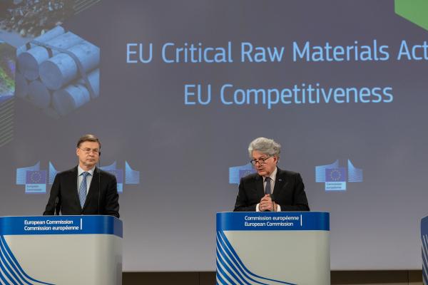 Read-out of the weekly meeting of the von der Leyen Commission by Valdis Dombrovskis and Thierry Breton on the Critical Raw Materials Act, the EU’s long-term competitiveness strategy, and 30 years of the Single Market 